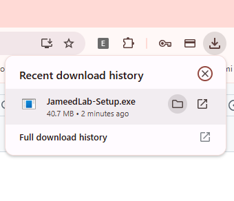 Fig. 3: Click Download Installer