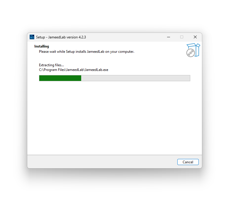 Fig. 17: Installation Progress